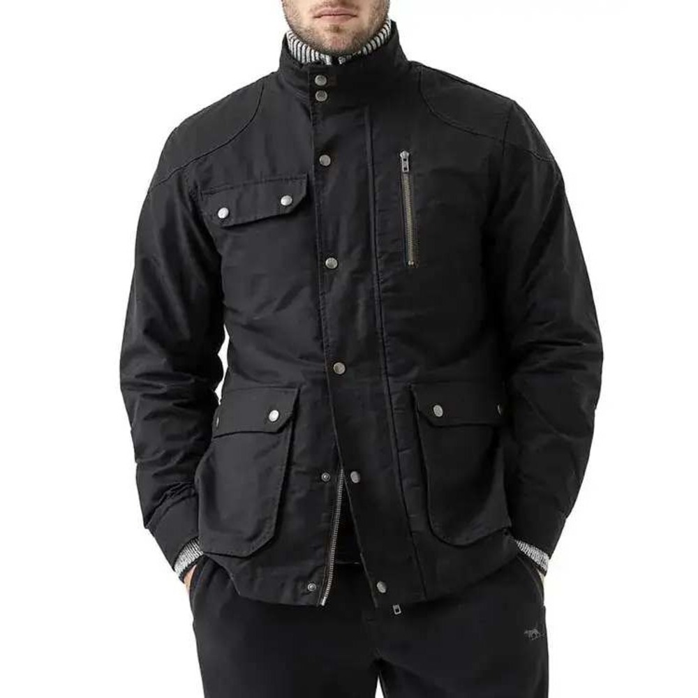 Rodd & Gunn Black Onyx Harper Waxed Men's Jacket XXL NWT